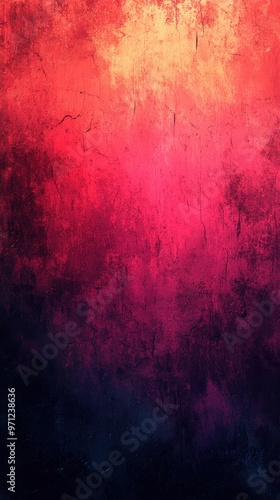 Abstract Gradient Texture with Red, Orange, and Blue Hues