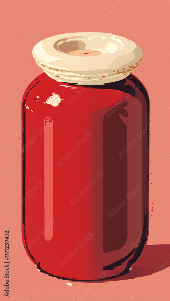 illustration of a tin can illustration of a tin can
