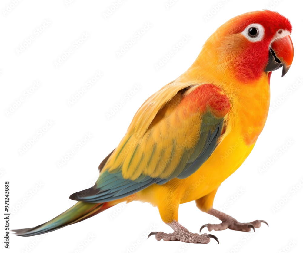 Obraz premium PNG Parrot bird lovebird animal.