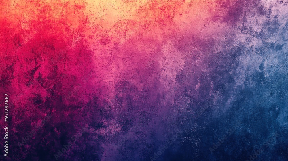 Fototapeta premium Abstract Colorful Textured Background with Gradient from Red to Blue