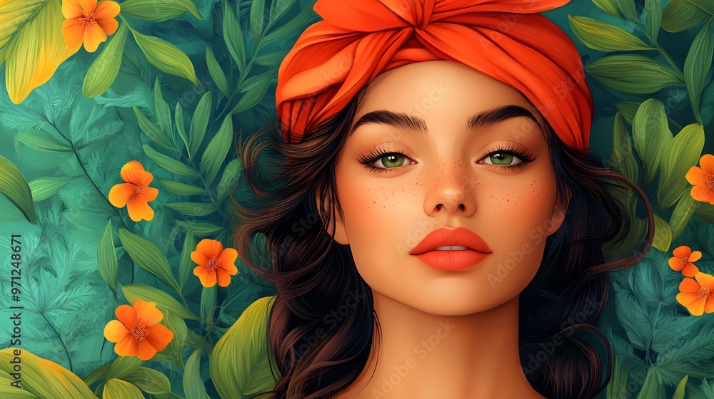 Vector art showing a Latina woman with a White January banner for mental health awareness in Brazil. Vector art showing a Latina woman with a White January banner for mental health awareness in Brazil.