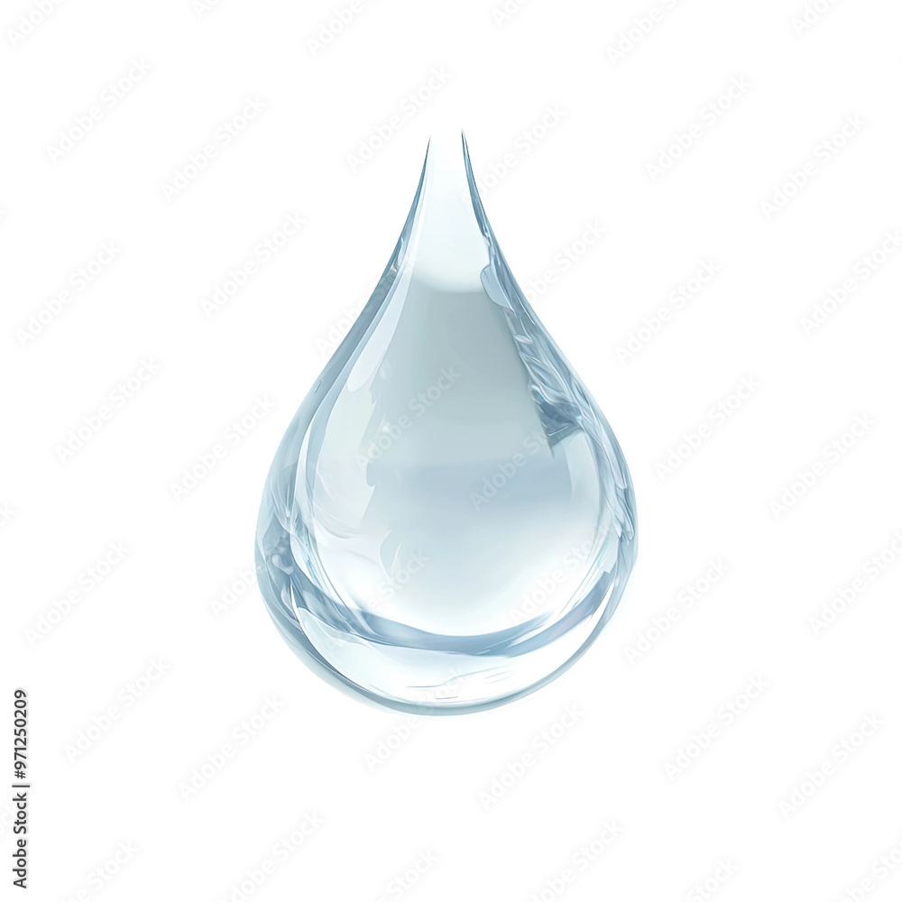 Single water drop on black Single water drop on black