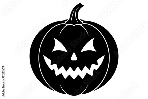 halloween pumpkin silhouette