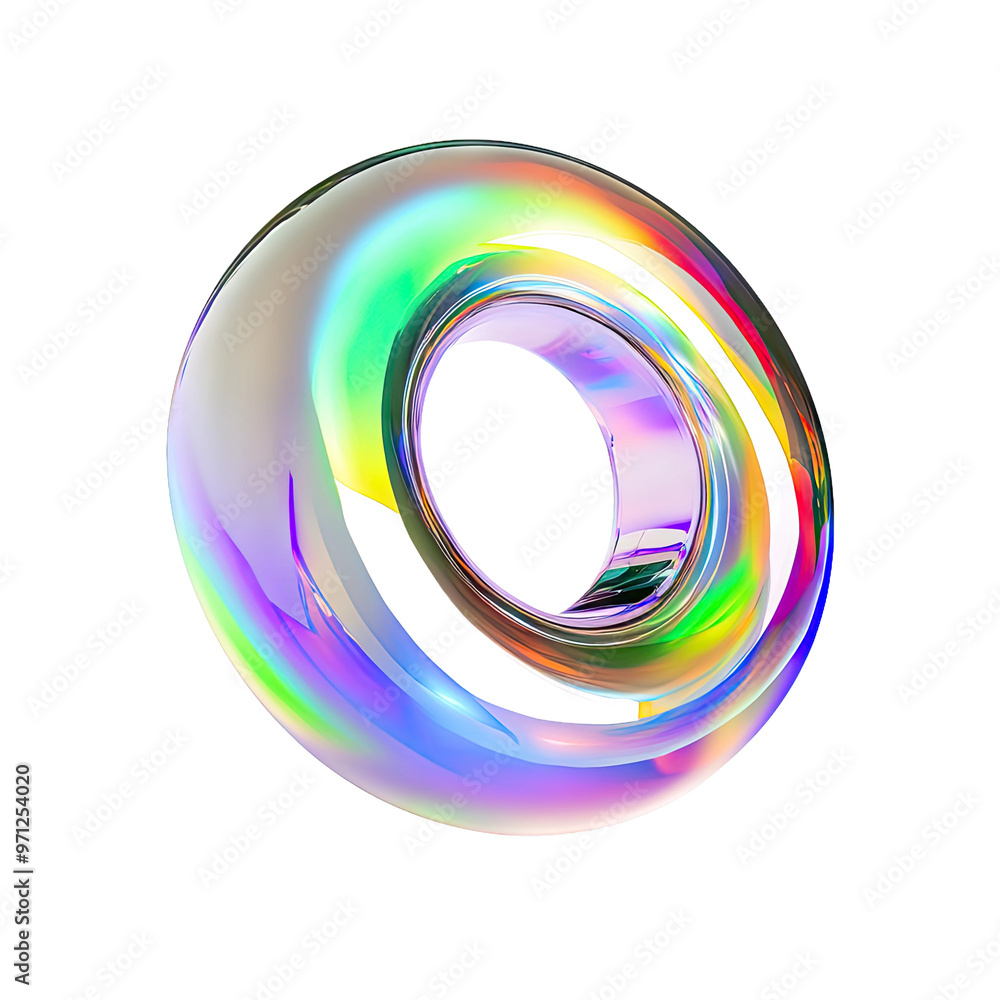 Shiny iridescent ring Shiny iridescent ring