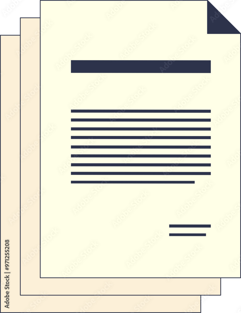 Stack of legal documents with text, symbolizing contracts or official paperwork. Stack of legal documents with text, symbolizing contracts or official paperwork.