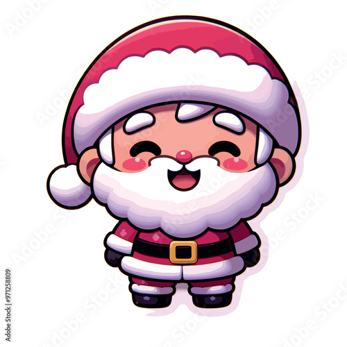 cute illustration of santa claus