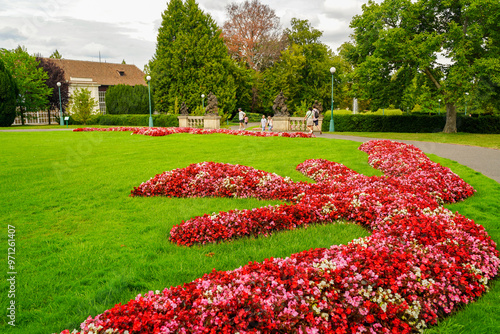 royal gardens of Prague castle photo