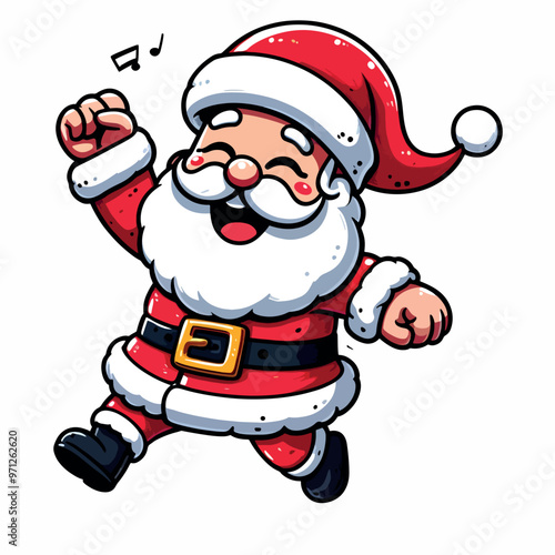 cute illustration of santa claus