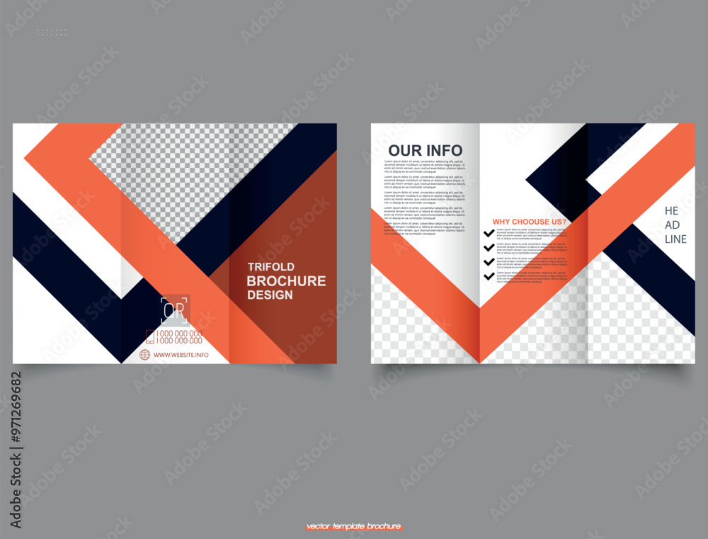 Trifold Creative flyer design. Corporate template layout presentation. Business concept. Vector graphics. Flyer and Leaflet Trifold Creative flyer design. Corporate template layout presentation. Business concept. Vector graphics. Flyer and Leaflet