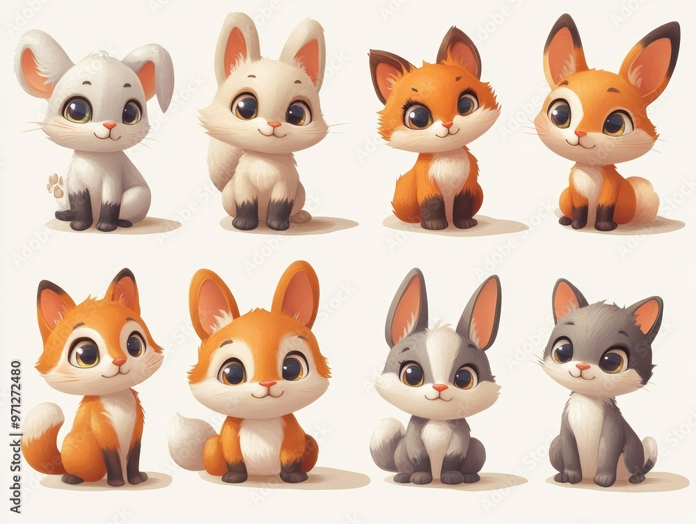 Cute Cartoon Animals Collection Cute Cartoon Animals Collection