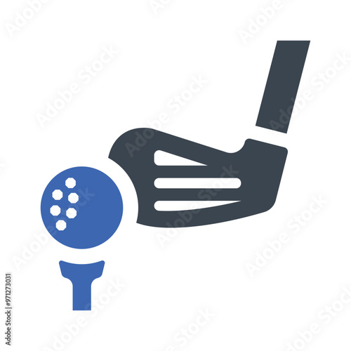 Golf club icon
