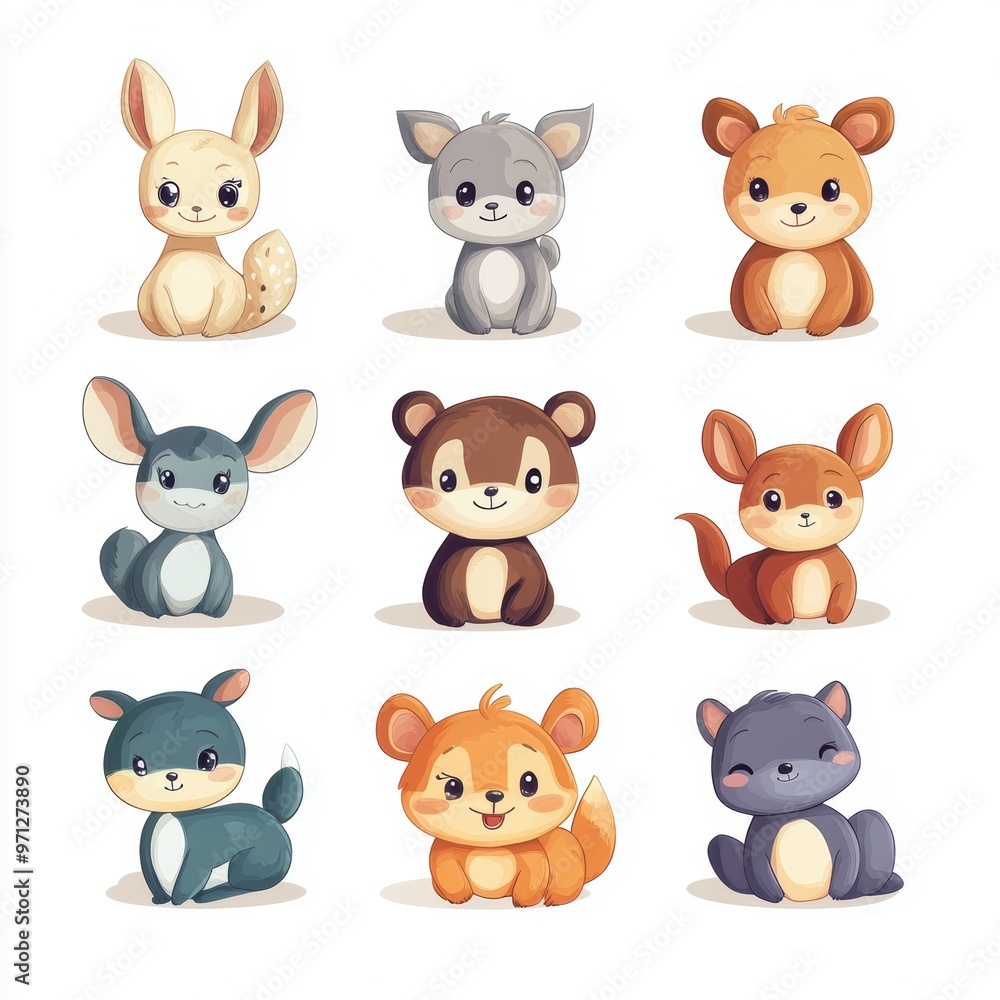 Cute Cartoon Animal Collection Cute Cartoon Animal Collection