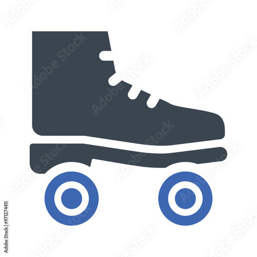 Roller skating icon