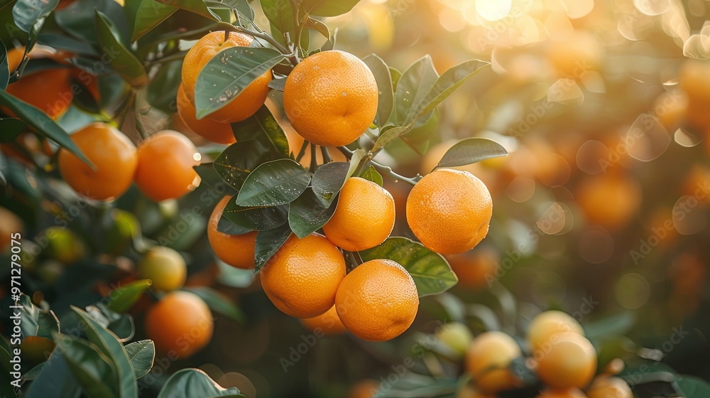 orange tree with fruits orange tree with fruits