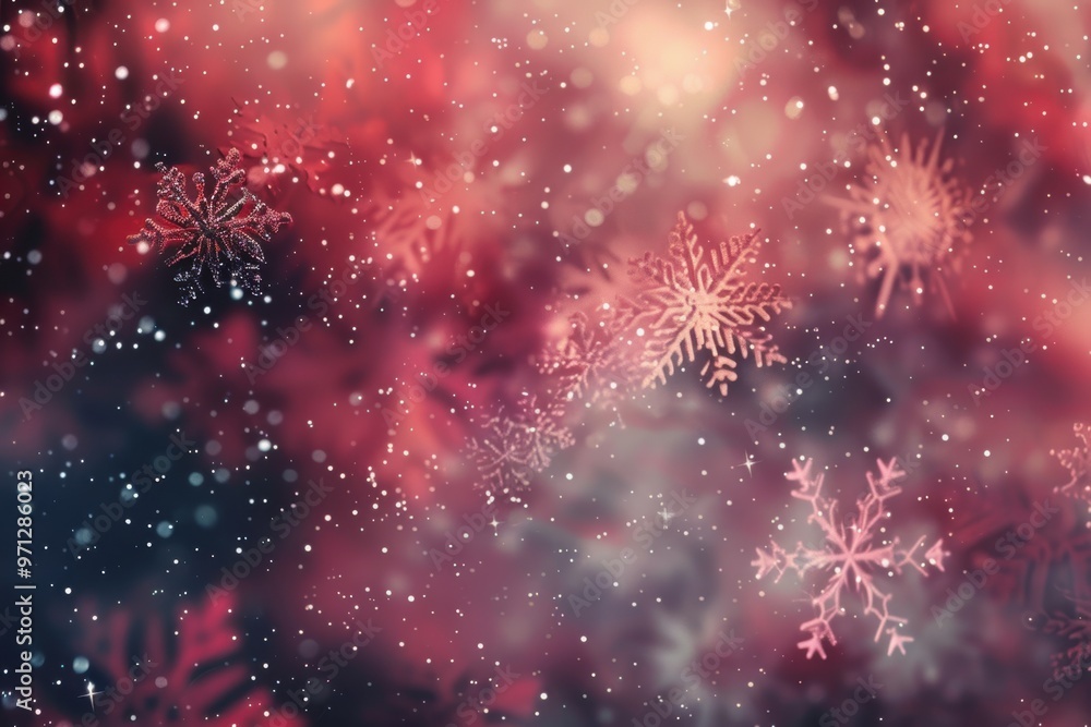 Abstract ASMR Christmas background with soft lights, festive colors, soothing vibe... Abstract ASMR Christmas background with soft lights, festive colors, soothing vibe...