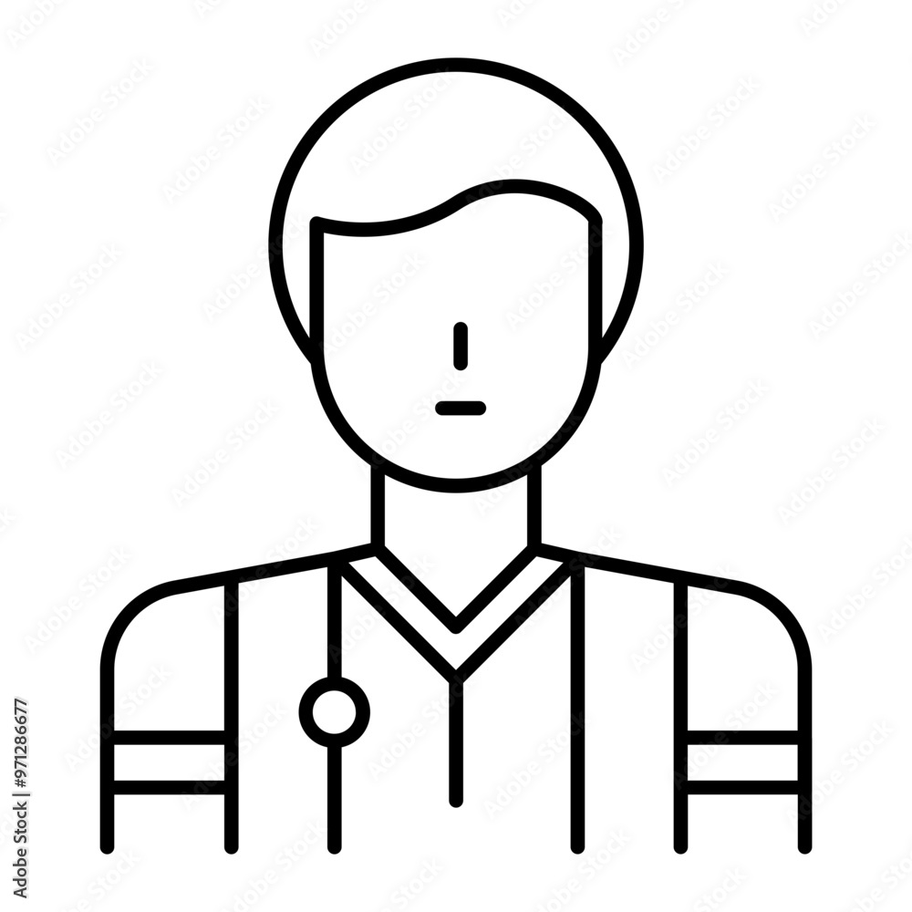 referee outline icon referee outline icon