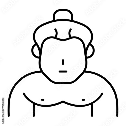 sumo outline icon