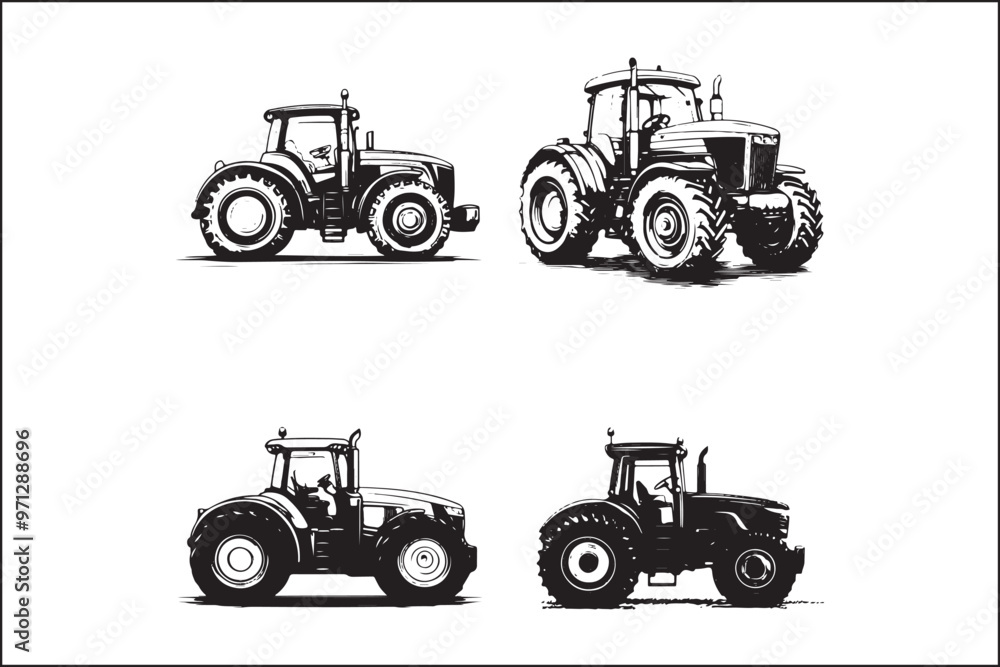 Farming Tools Graphics, Digital Farm Vehicle, Tractor Digital Download, Tractor Vector Art, Rural Equipment Clipart Farming Tools Graphics, Digital Farm Vehicle, Tractor Digital Download, Tractor Vector Art, Rural Equipment Clipart