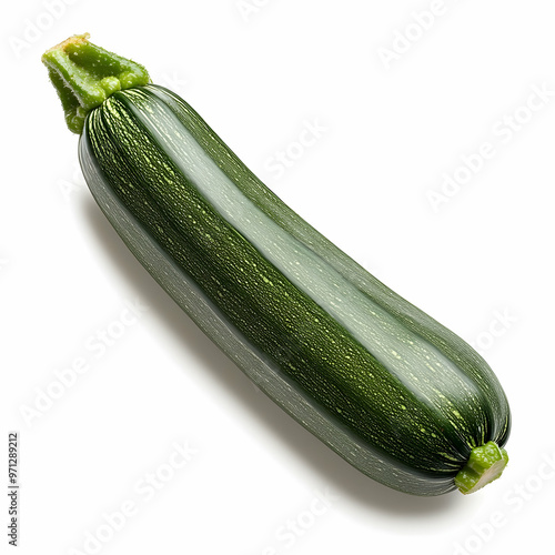 Squash vegetable marrow zucchini isolated on white background. zucchini courgette isolated photo