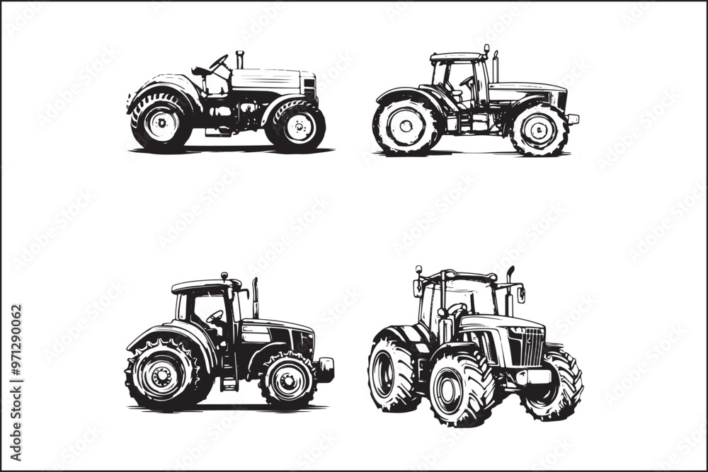 Farming Tools Graphics, Digital Farm Vehicle, Tractor Digital Download, Tractor Vector Art, Rural Equipment Clipart Farming Tools Graphics, Digital Farm Vehicle, Tractor Digital Download, Tractor Vector Art, Rural Equipment Clipart