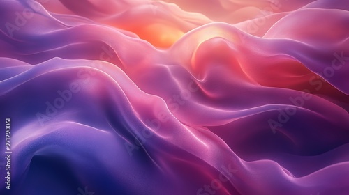 Abstract background with soft, flowing, and vibrant purple and pink hues.