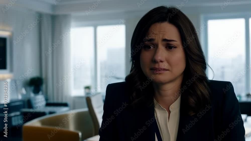 Portrait of a Sad Businesswoman after Failure Portrait of a Sad Businesswoman after Failure