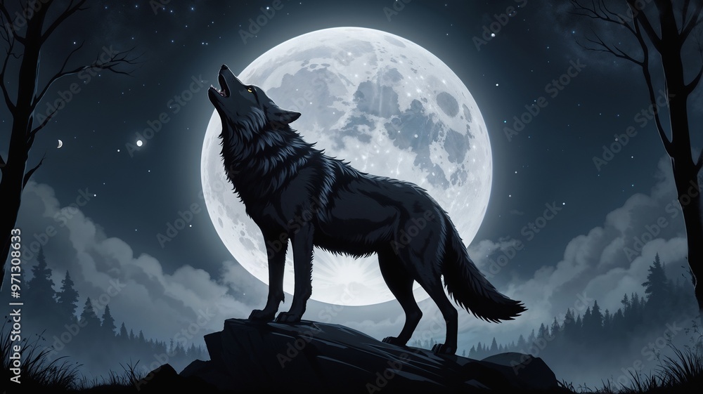 wolf howling at the moon wolf howling at the moon