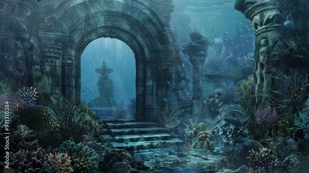 Underwater Ruins Underwater Ruins
