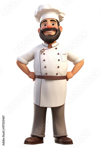 Wallpaper Mural PNG Cartoon adult chef man. Torontodigital.ca