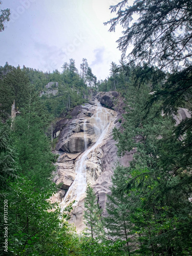 Canadian waterfall in BC