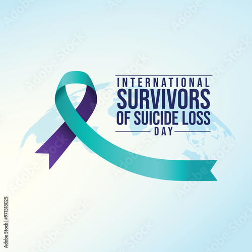 vector graphic of International Survivors of Suicide Loss Day ideal for International Survivors of Suicide Loss Day celebration.