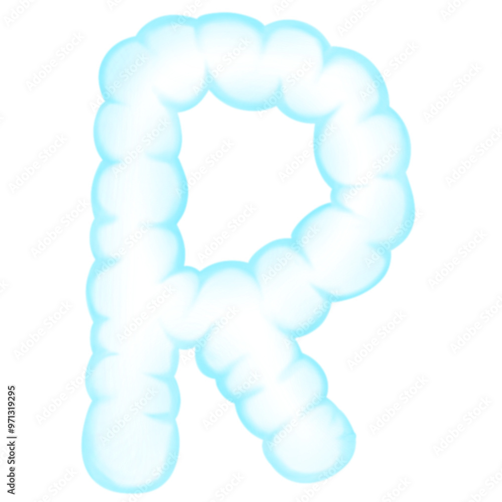 Cloud alphabet, Artificial letters sky fluffy Cloud alphabet, Artificial letters sky fluffy