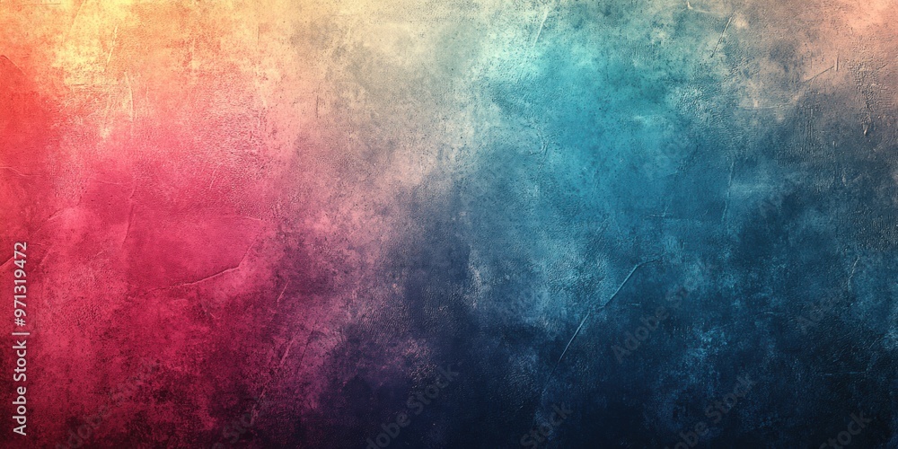 Abstract Textured Background with Red, Yellow, and Blue Gradient Abstract Textured Background with Red, Yellow, and Blue Gradient