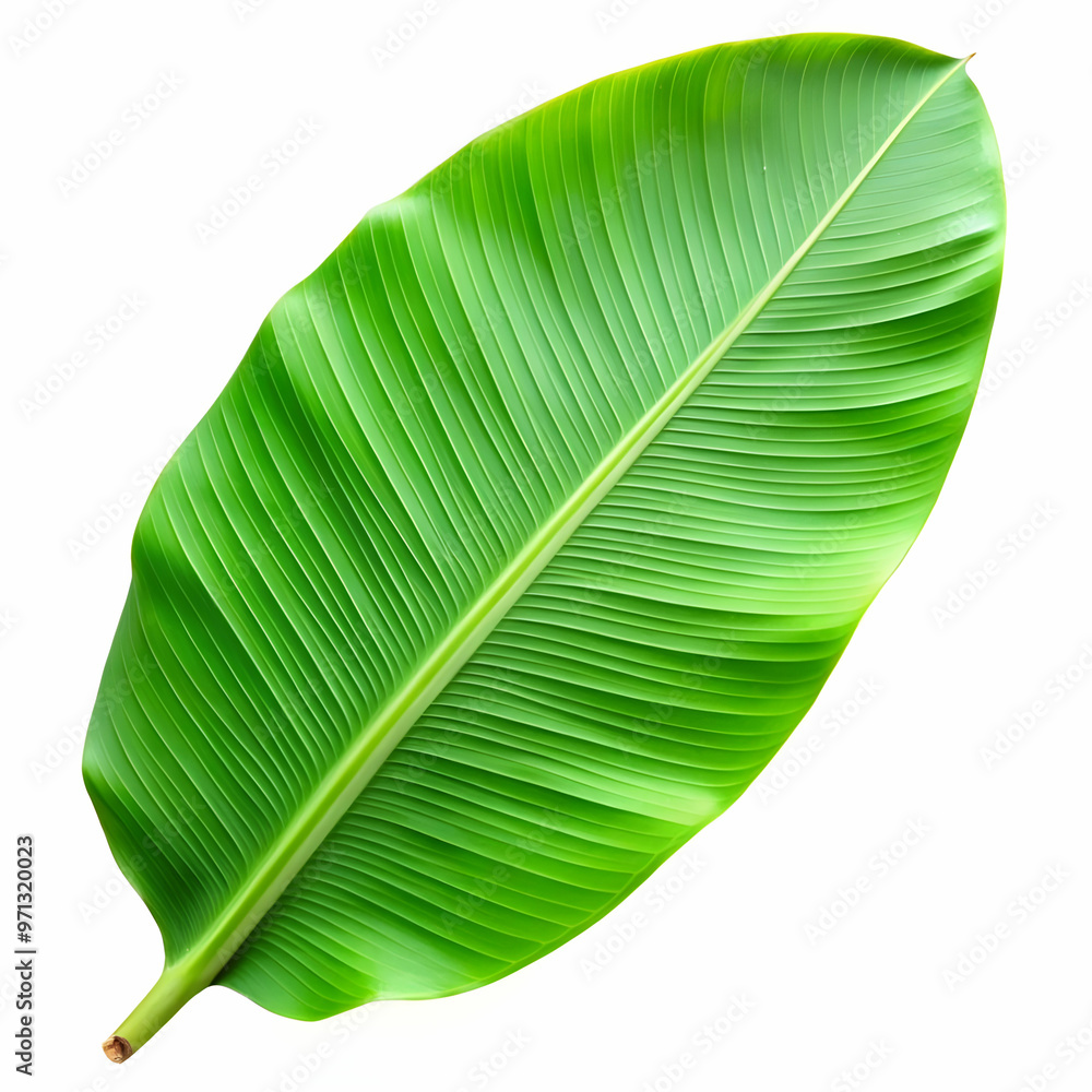 a banana leaf with a white background and the greed a banana leaf with a white background and the greed
