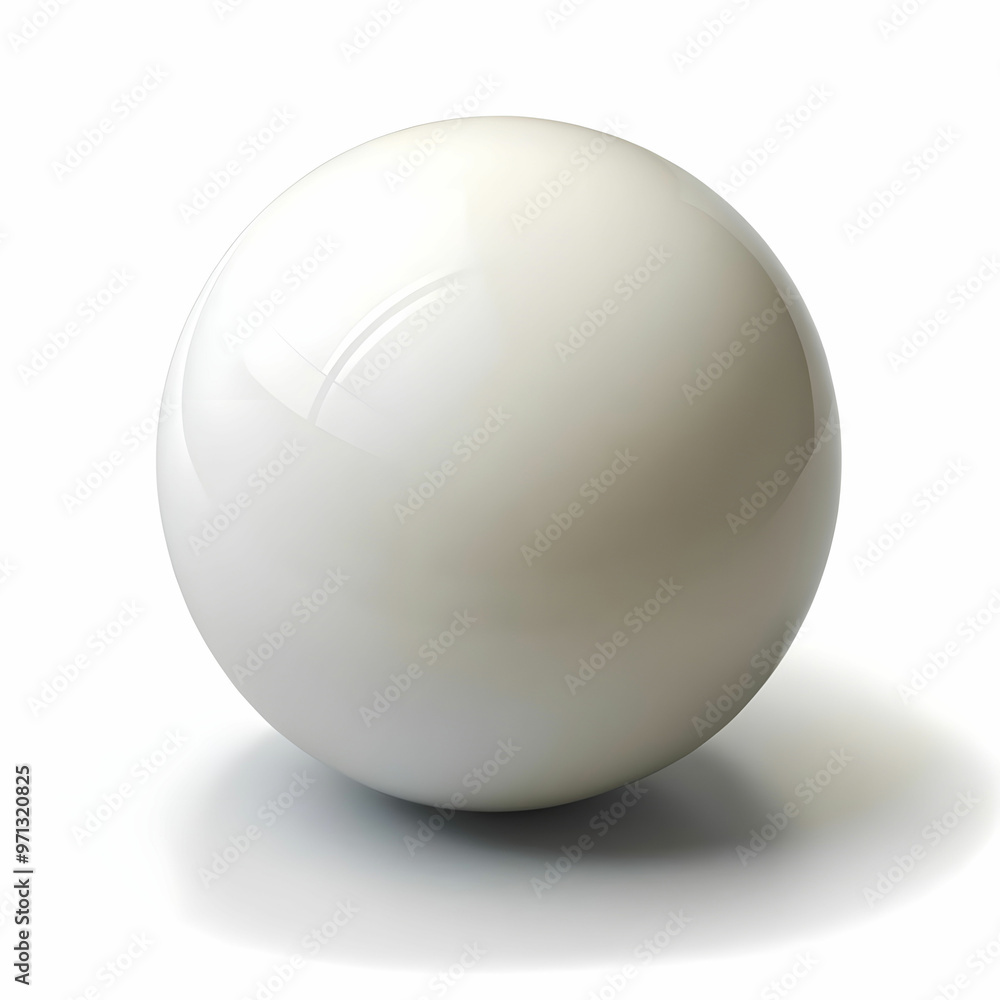 a ball with white a ball with white
