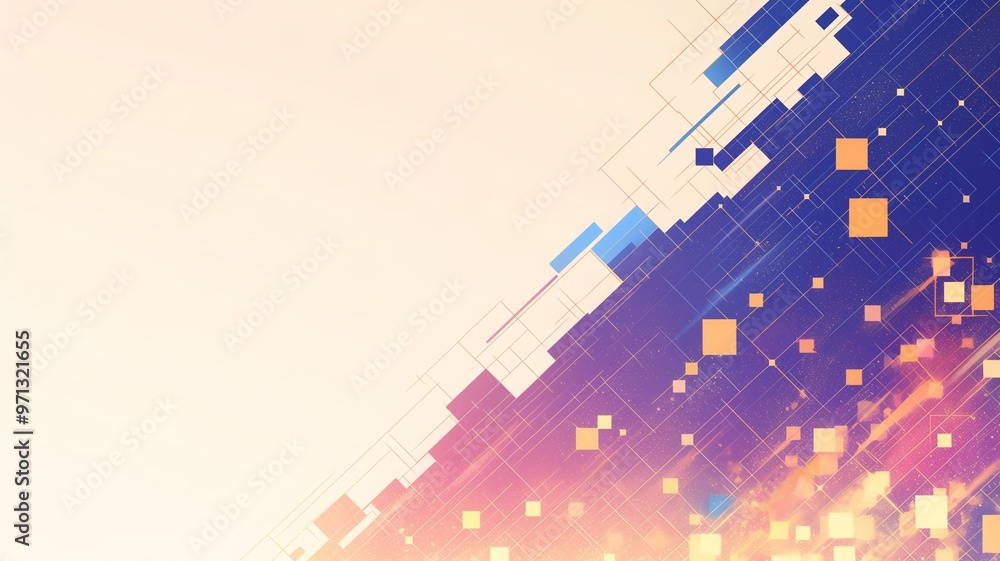 Obraz premium 幾何学模様の背景画像