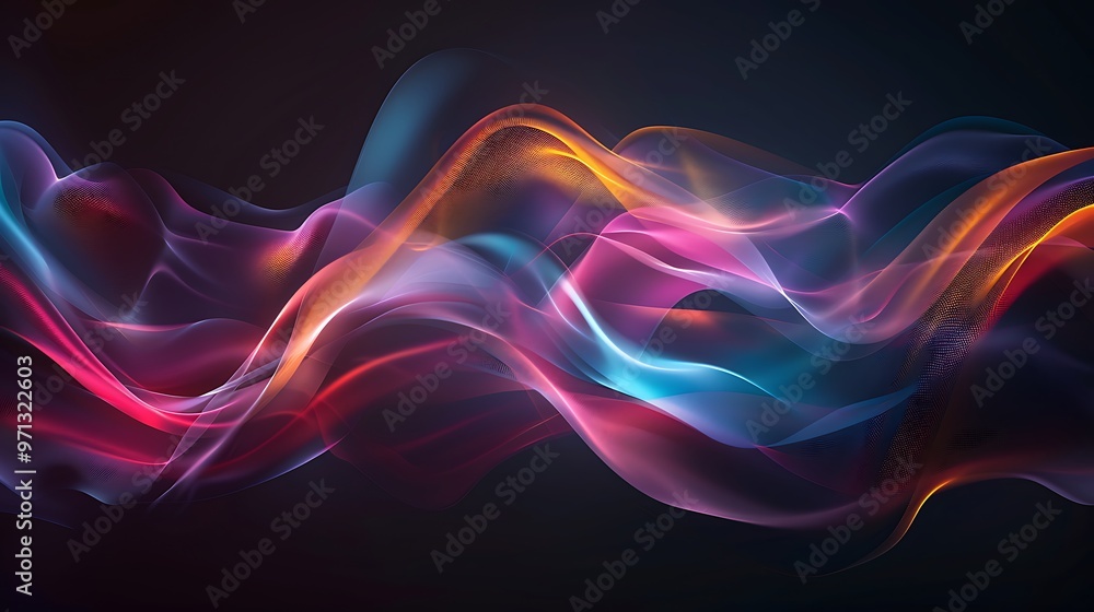 Flowing design in an abstract composition, featuring smooth transitions and vibrant hues for a captivating visual experience Flowing design in an abstract composition, featuring smooth transitions and vibrant hues for a captivating visual experience