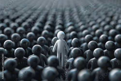 3d small people - concept of creating