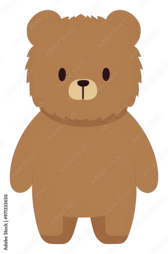 Fototapeta premium PNG Teddy bear cartoon toy anthropomorphic.