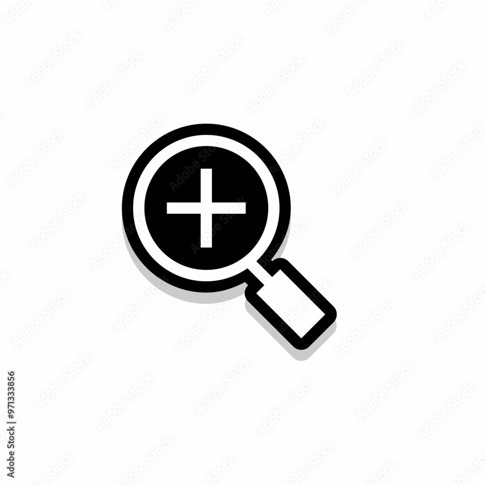 Zoom In Cursor Vector Icon Vector UX/UI Set Zoom In Cursor Vector Icon Vector UX/UI Set