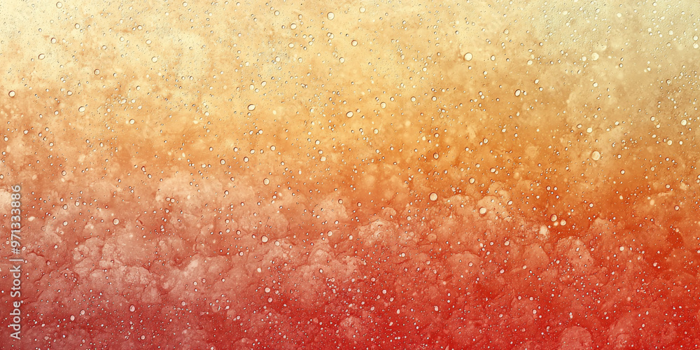 Abstract background with a gradient of orange and red colors, with a textured surface and a pattern of tiny bubbles. Abstract background with a gradient of orange and red colors, with a textured surface and a pattern of tiny bubbles.
