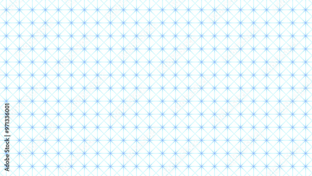 Abstract checkered background with green lines and blue stars pattern white background Abstract checkered background with green lines and blue stars pattern white background