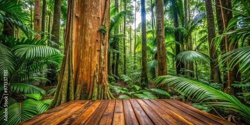 Exotic hardwood from Suriname's tropical rainforest Peltogyne pubenscens Benih photo