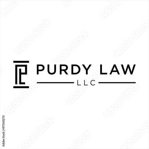 Purdy Law LLC Logo Design photo