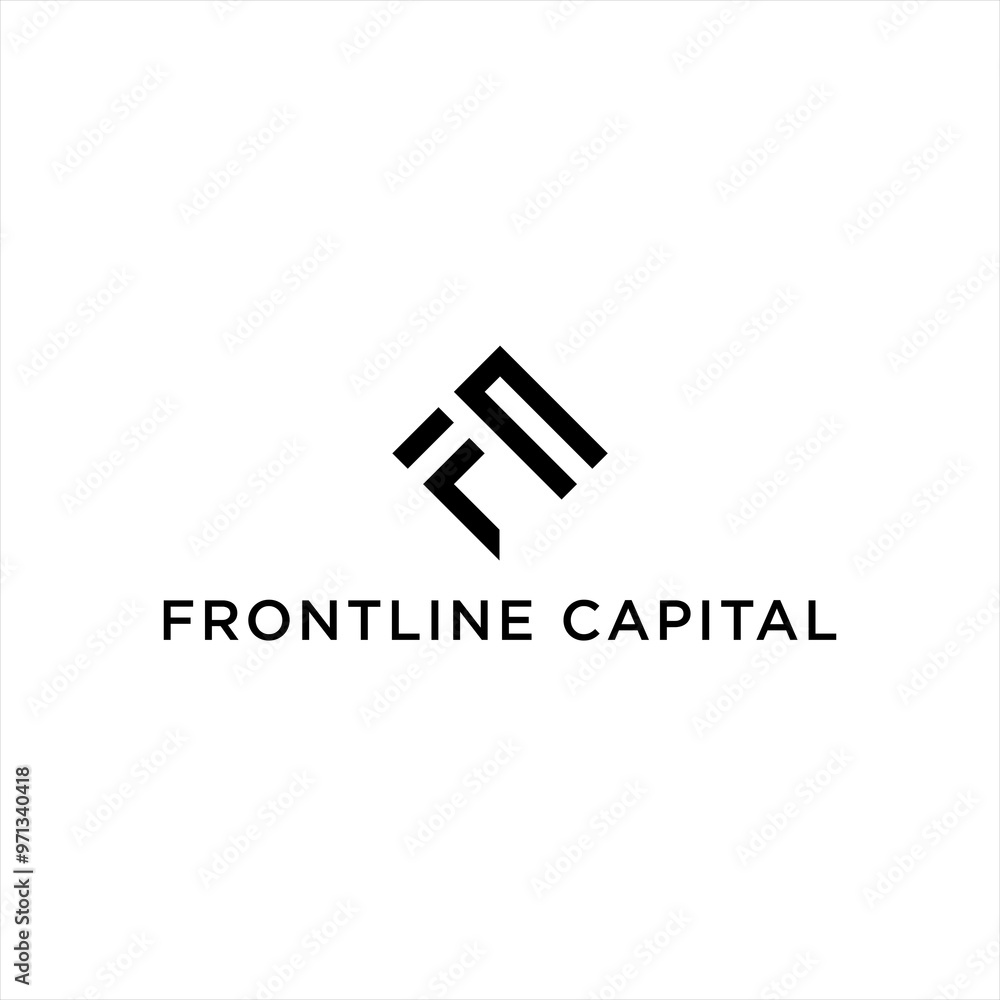 Frontline Capital Logo: Geometric Symbol of Financial Strength Frontline Capital Logo: Geometric Symbol of Financial Strength