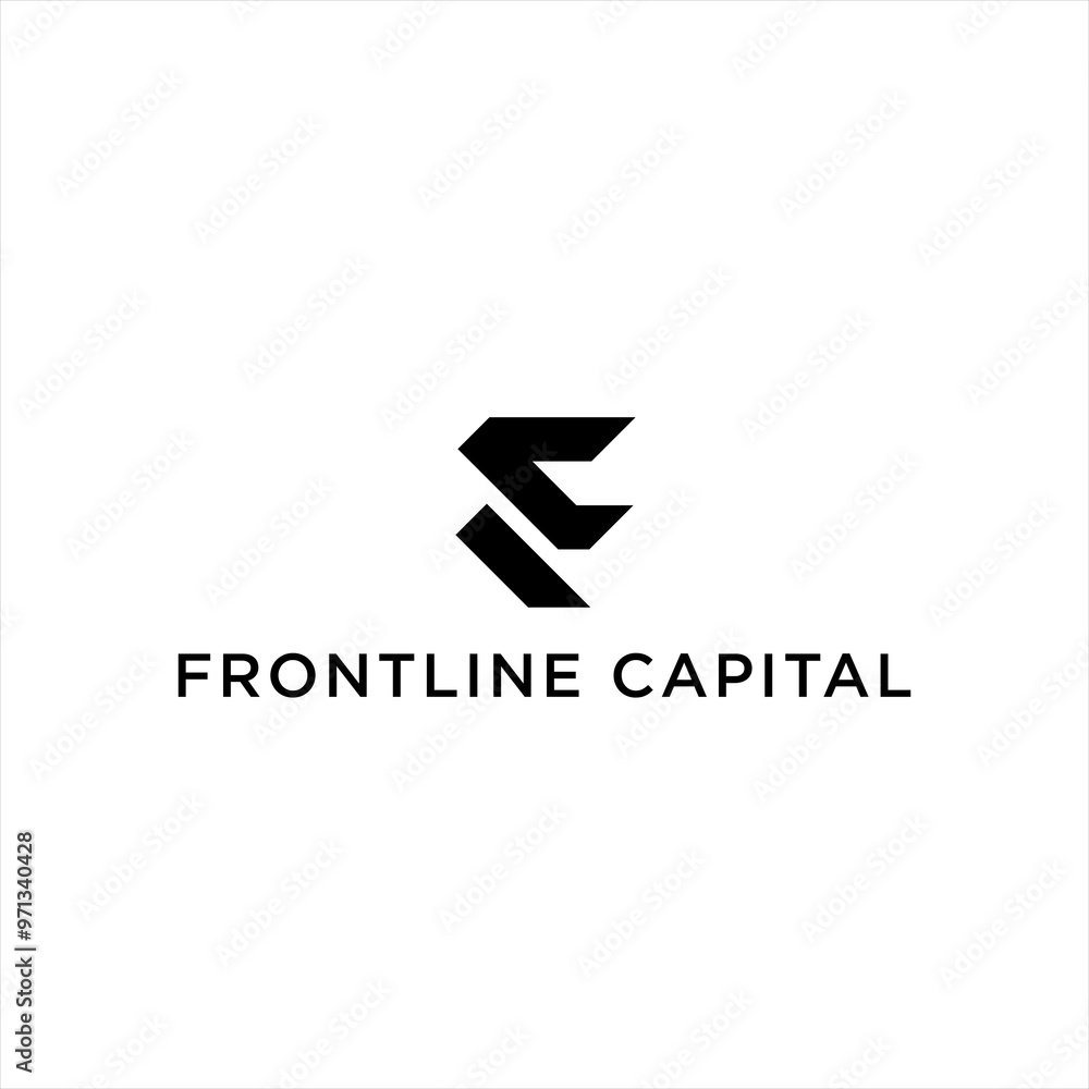 Frontline Capital - Abstract Letter F Logo Frontline Capital - Abstract Letter F Logo