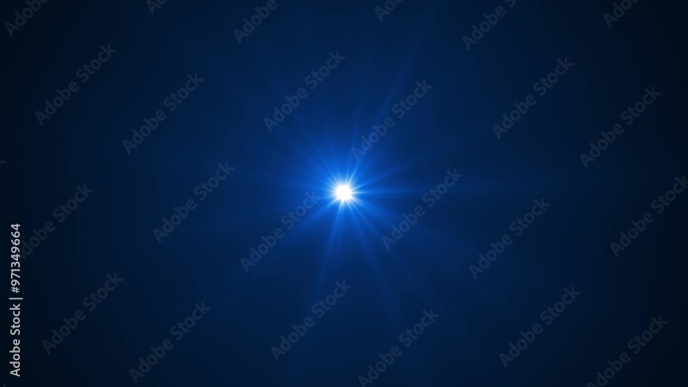 Abstract jump in hyperspace, blue particles of stardust and lines flying straight, colorful speed of light, animation of traveling through a wormhole, time travel. 4k 3D rendering.