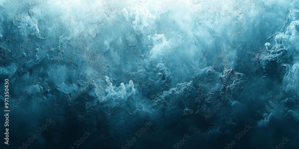 Obraz premium Abstract blue and white smoke texture background.