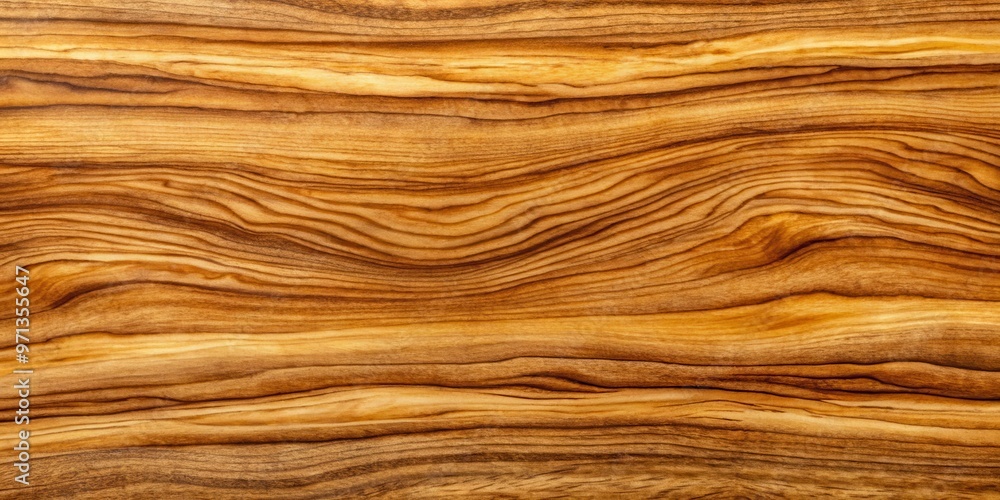 Closeup view of polished teak wood texture with chiseled wavy lines and interlocking grain, showcasing a natural rough surface background in golden brown tones Closeup view of polished teak wood texture with chiseled wavy lines and interlocking grain, showcasing a natural rough surface background in golden brown tones