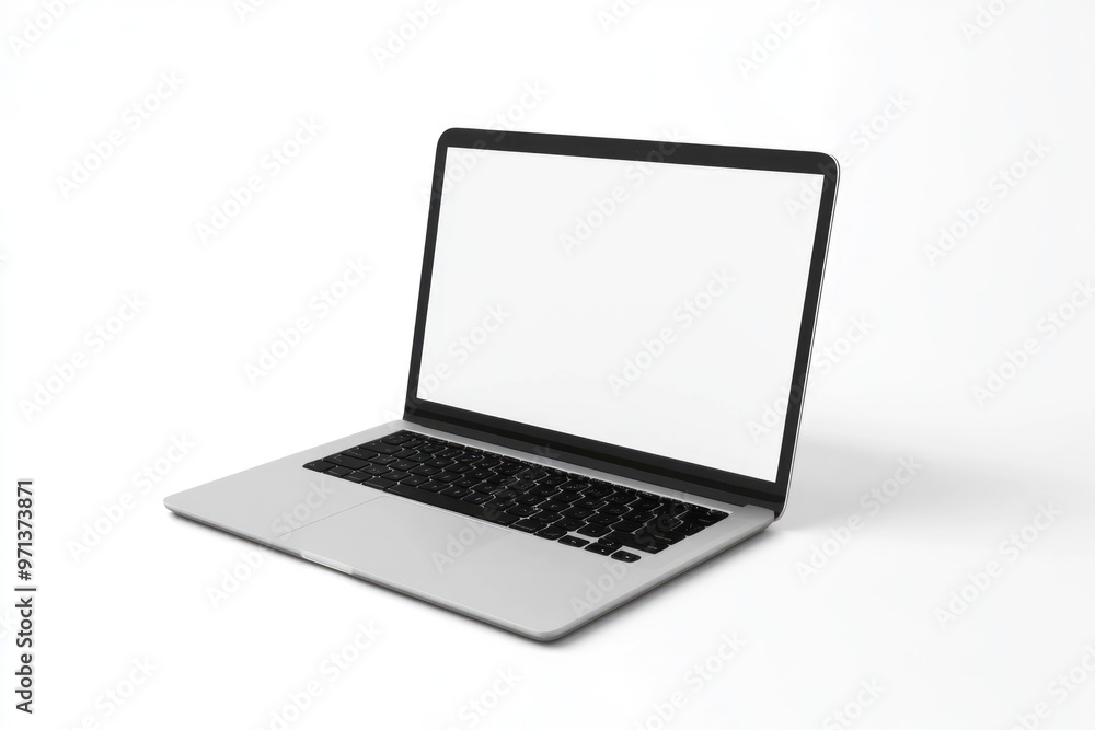 Isolated laptop with empty space on white background Isolated laptop with empty space on white background